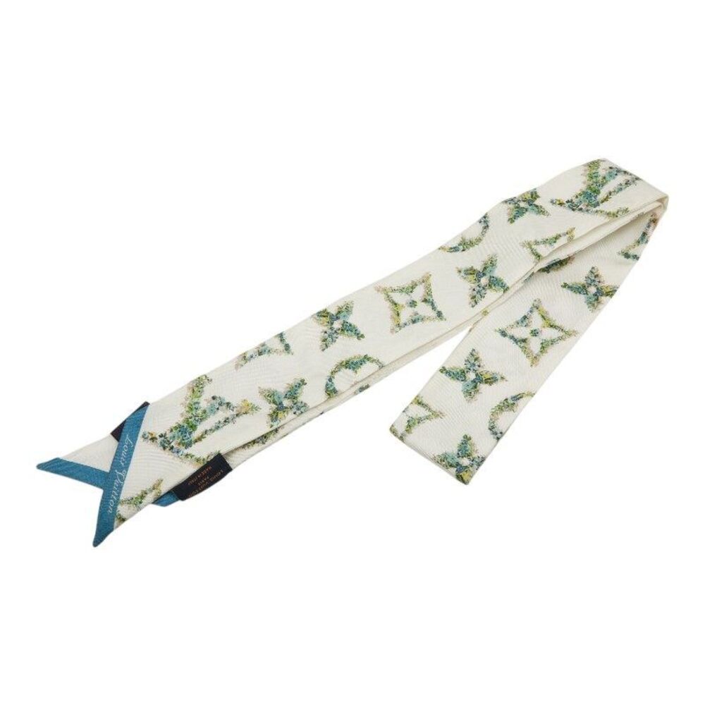 Louis Vuitton Bandeau BB Monogram Flower Silk Scarf